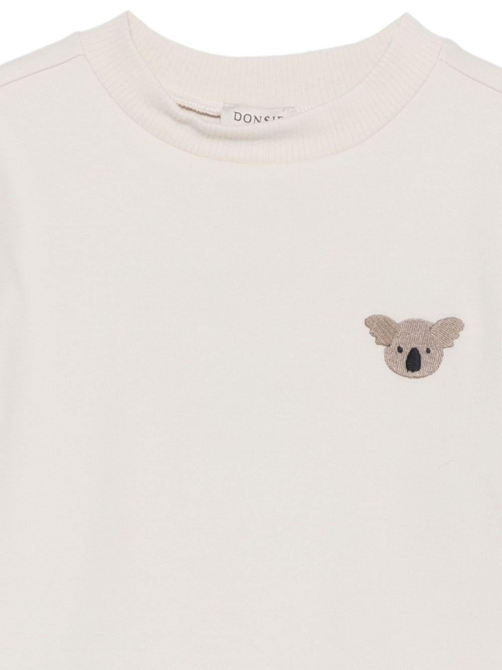 T-shirt per neonati Donsje bianco con ricamo koala - Rubino Kids