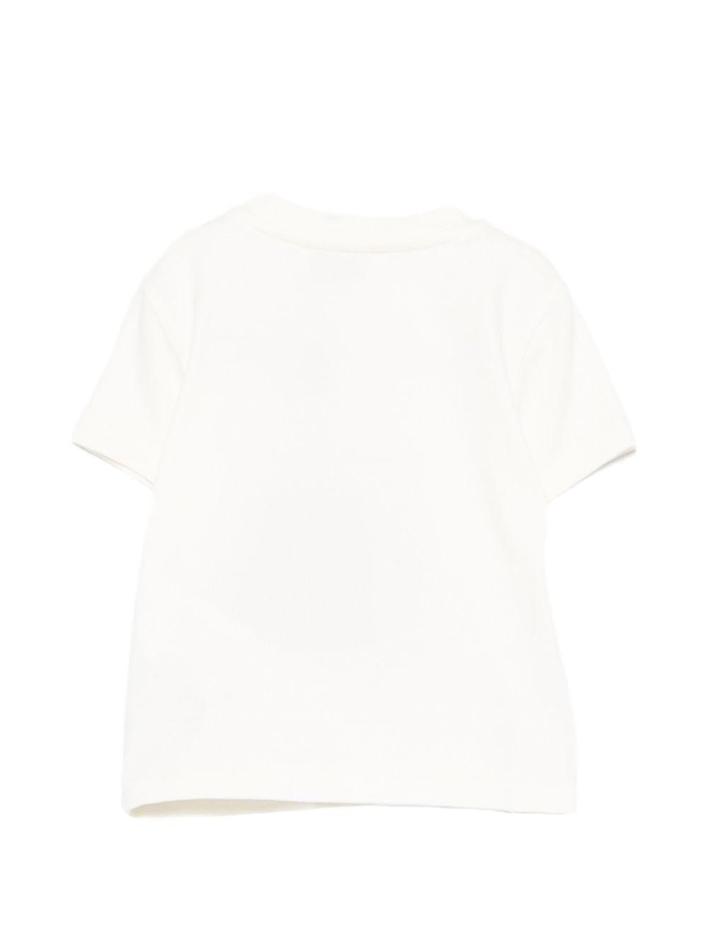 T-shirt per neonati Etro Kids bianca con stampa grafica - Rubino Kids