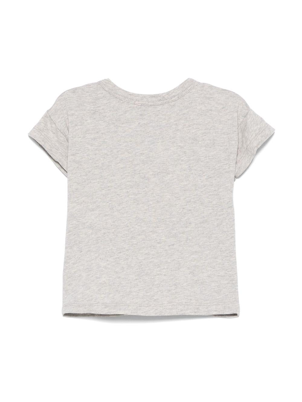 T-shirt per neonato Bobo Choses Happy Dog grigio con stampa grafica - Rubino Kids