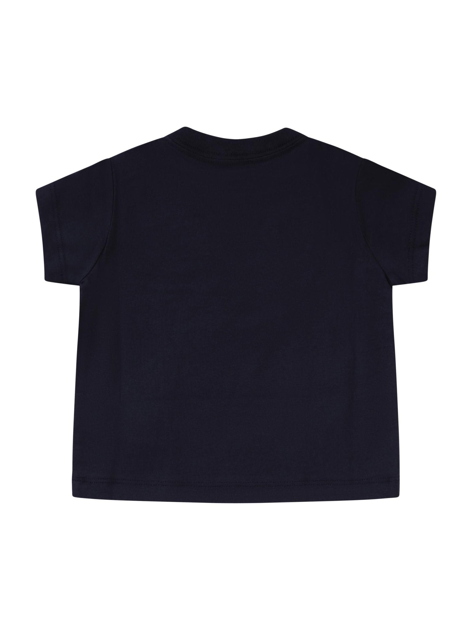 T-shirt per neonato Polo Ralph Lauren Kids nera con Equestrian Knight sul davanti - Rubino Kids