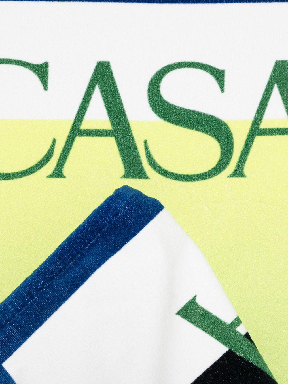 Telo mare per bambini Casablanca Kids multicolor con stampa del logo - Rubino Kids