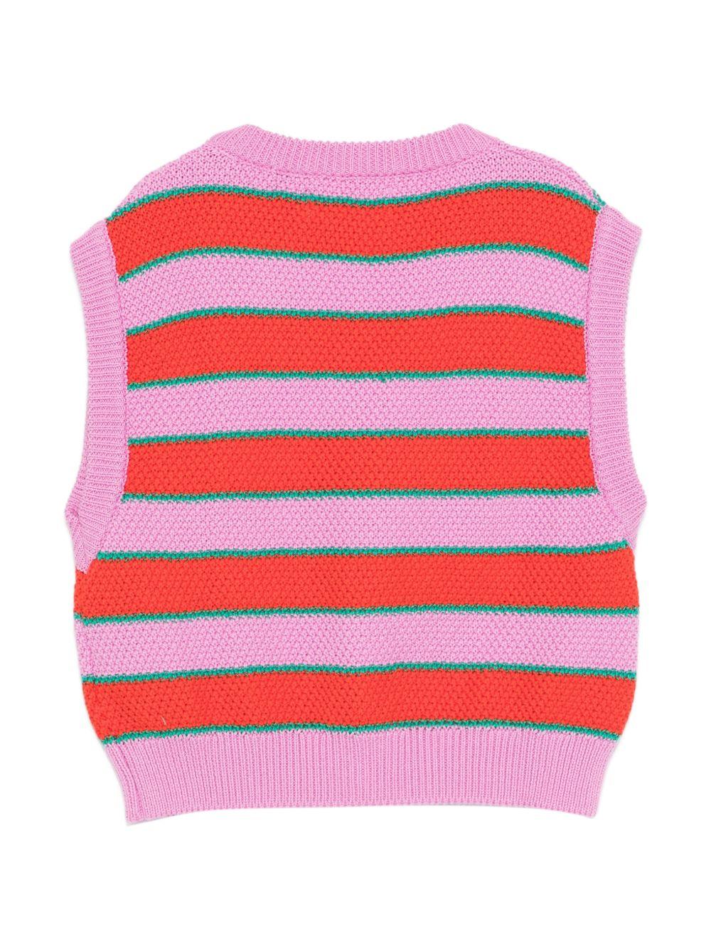 Top per bambina Bobo Chose multicolore con design a righe - Rubino Kids