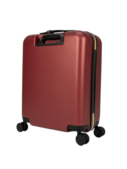 Trolley Eudoxie Logo per bambini K - Way Kids rosso con logo stampato all - over - Rubino Kids