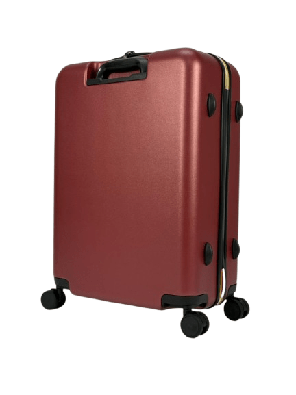 Trolley Eudoxieur per bambini K - Way Kids rosso con monogramma K - Way in rilievo tono su tono - Rubino Kids