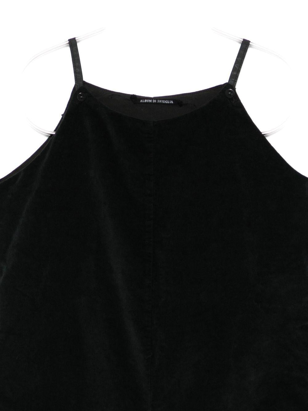 Tuta per neonata Album di Famiglia Kids nera con bottoni - Rubino Kids