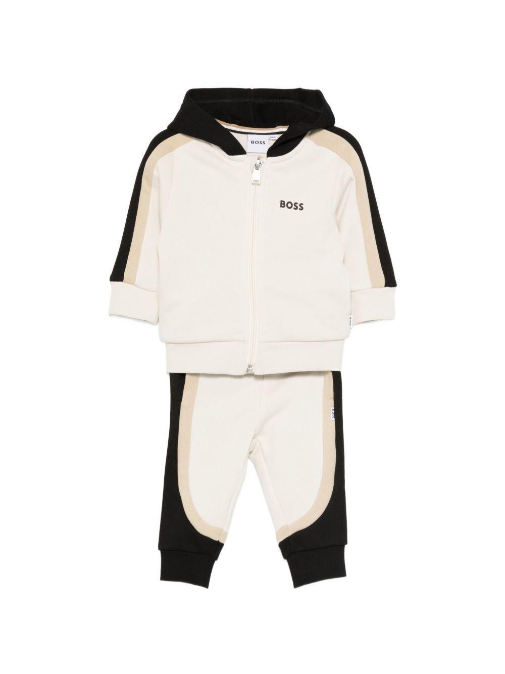 Tuta per neonato Boss Kids multicolor con cappuccio<BR/> - Rubino Kids