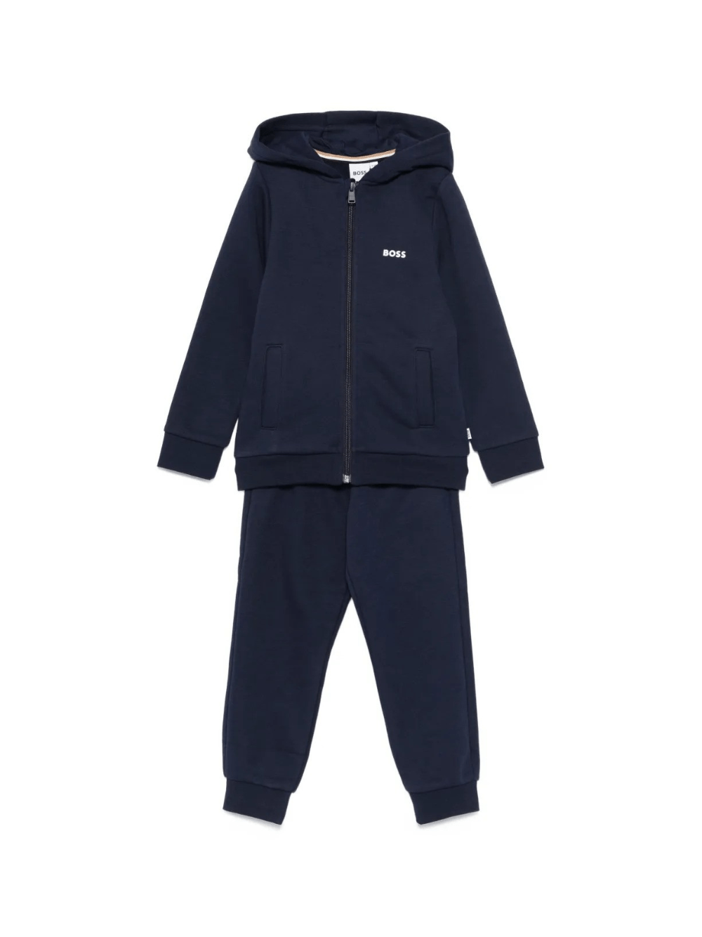 Tuta sportiva per bambino Boss Kids blu con cappuccio - Rubino Kids