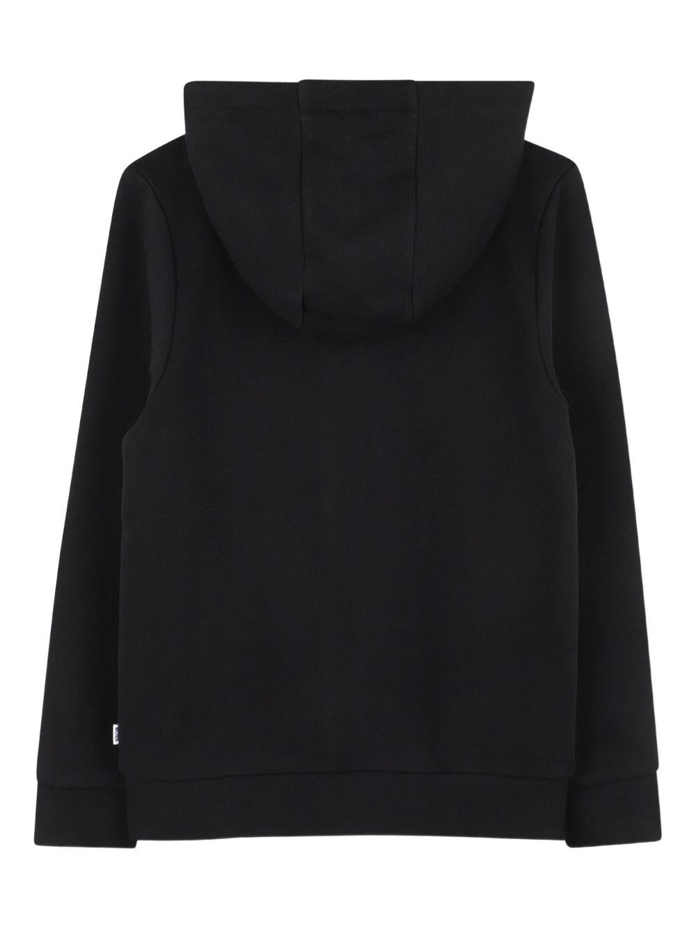 Tuta sportiva per bambino BOSS Kidswear nero con dettaglio logo - Rubino Kids