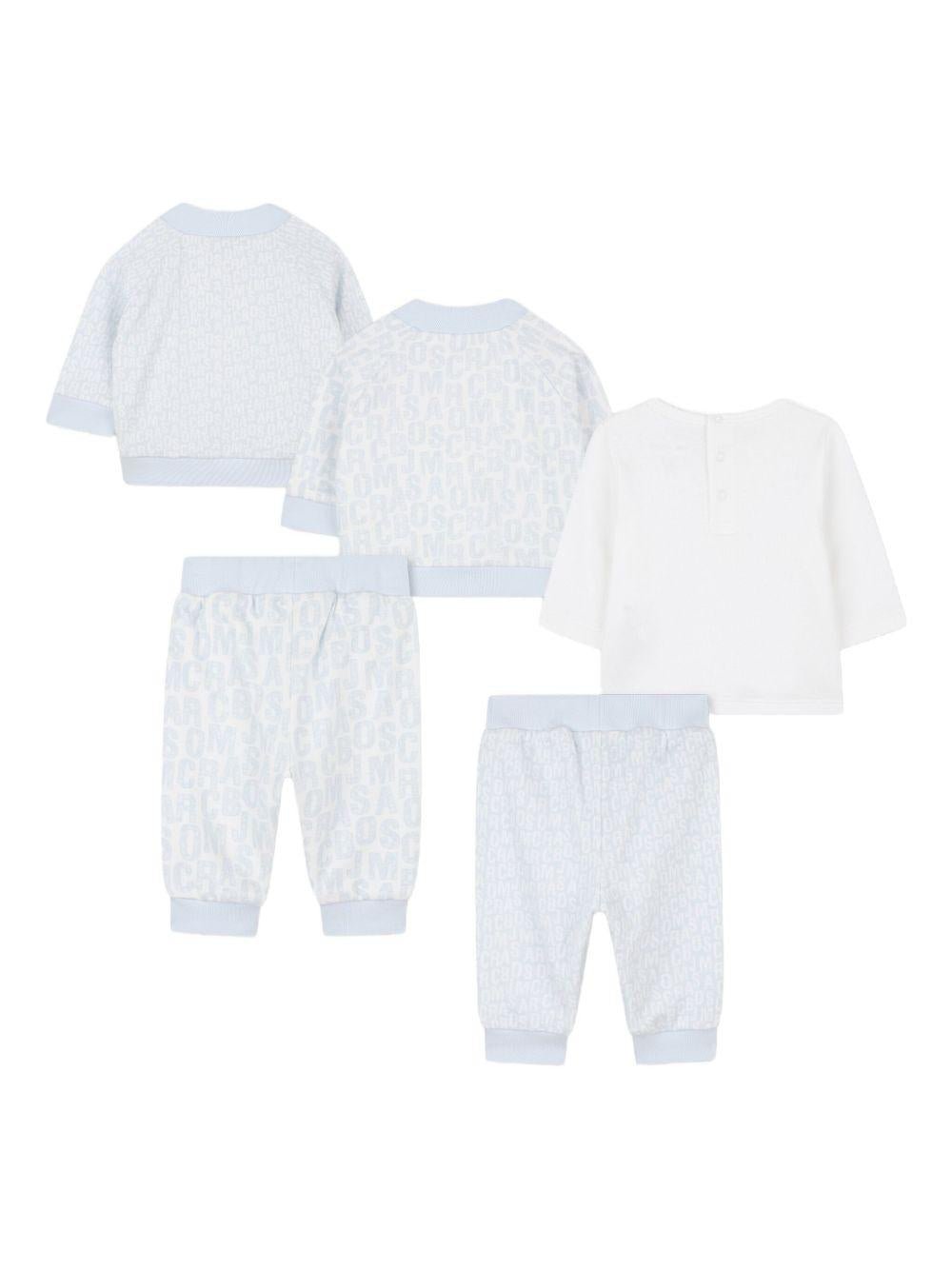 Tute sportive per neonato The Marc Jacobs Kids azzurro con stampa grafica (2 pezzi) - Rubino Kids