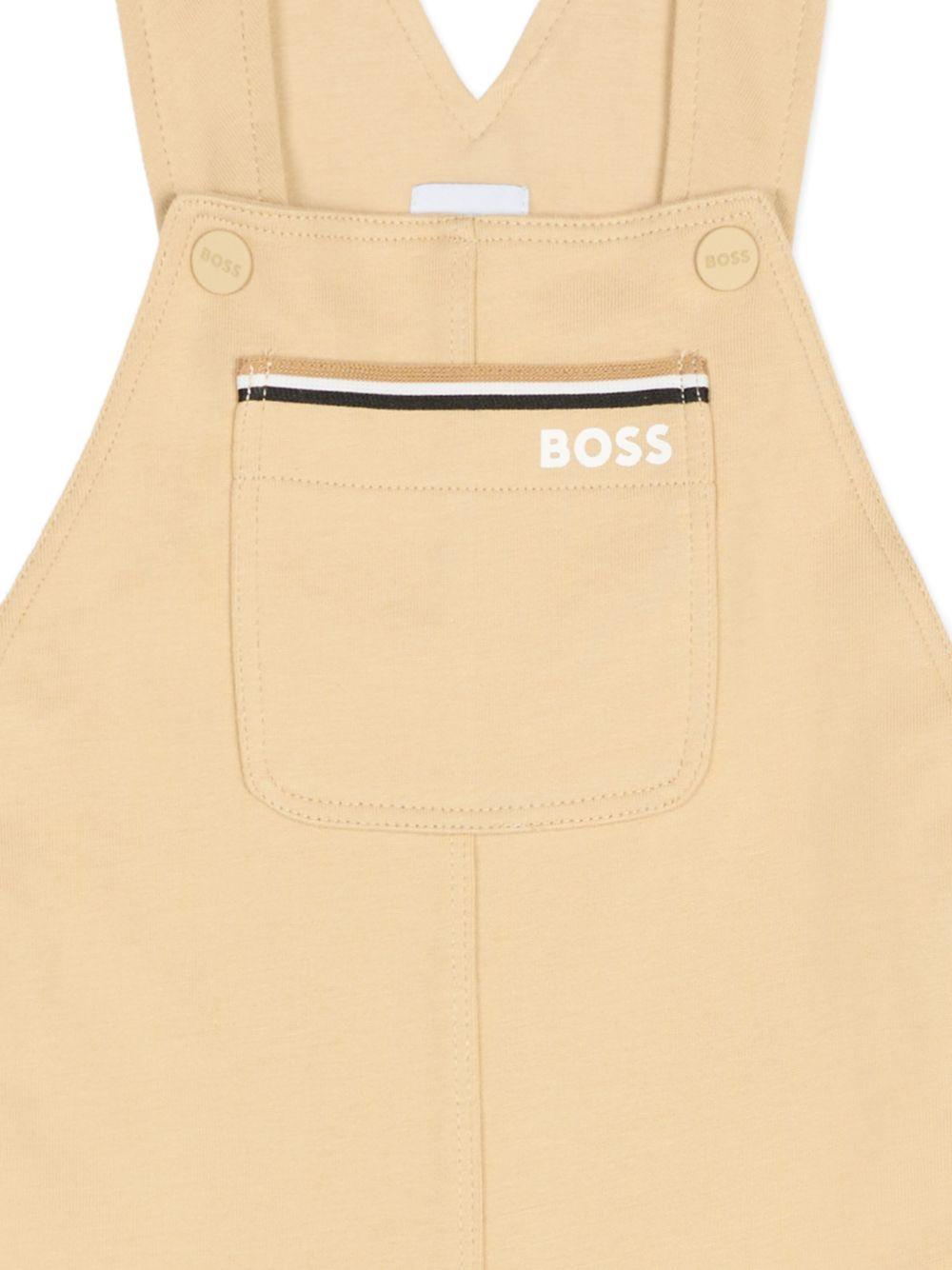 Tutina da neonato Boss Kids beige con taschino - Rubino Kids