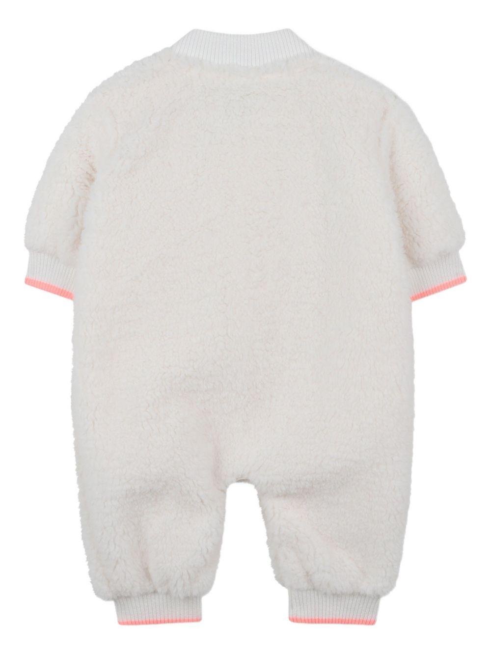 Tutina per neonata Billieblush bianca con motivo con ricamo - Rubino Kids