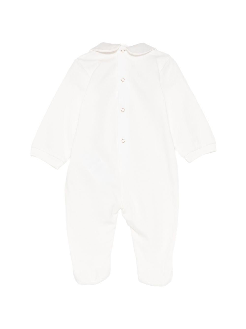 Tutina per neonata Elisabetta Franchi La Mia Bambina bianca con dettaglio fiocco - Rubino Kids