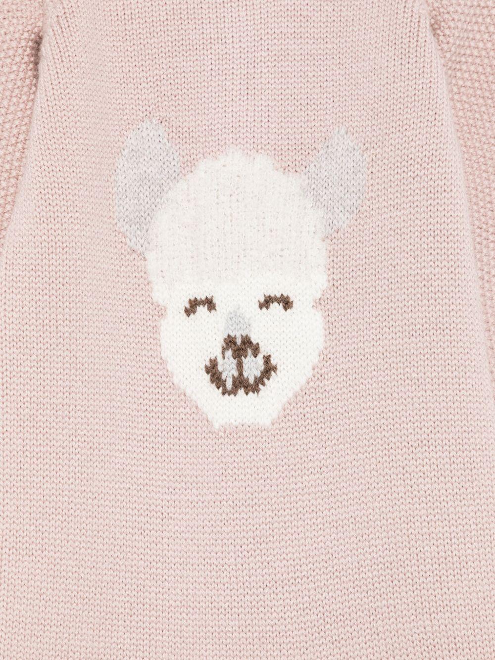 Tutina per neonata Gensami Kids rosa con dettagli da orso - Rubino Kids