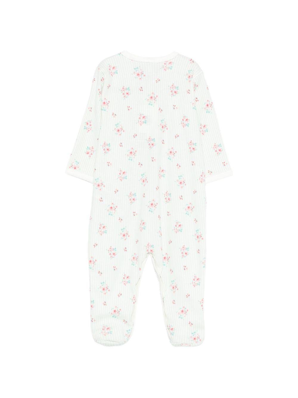 Tutina per neonata Petit Bateau verde con design multicolore - Rubino Kids