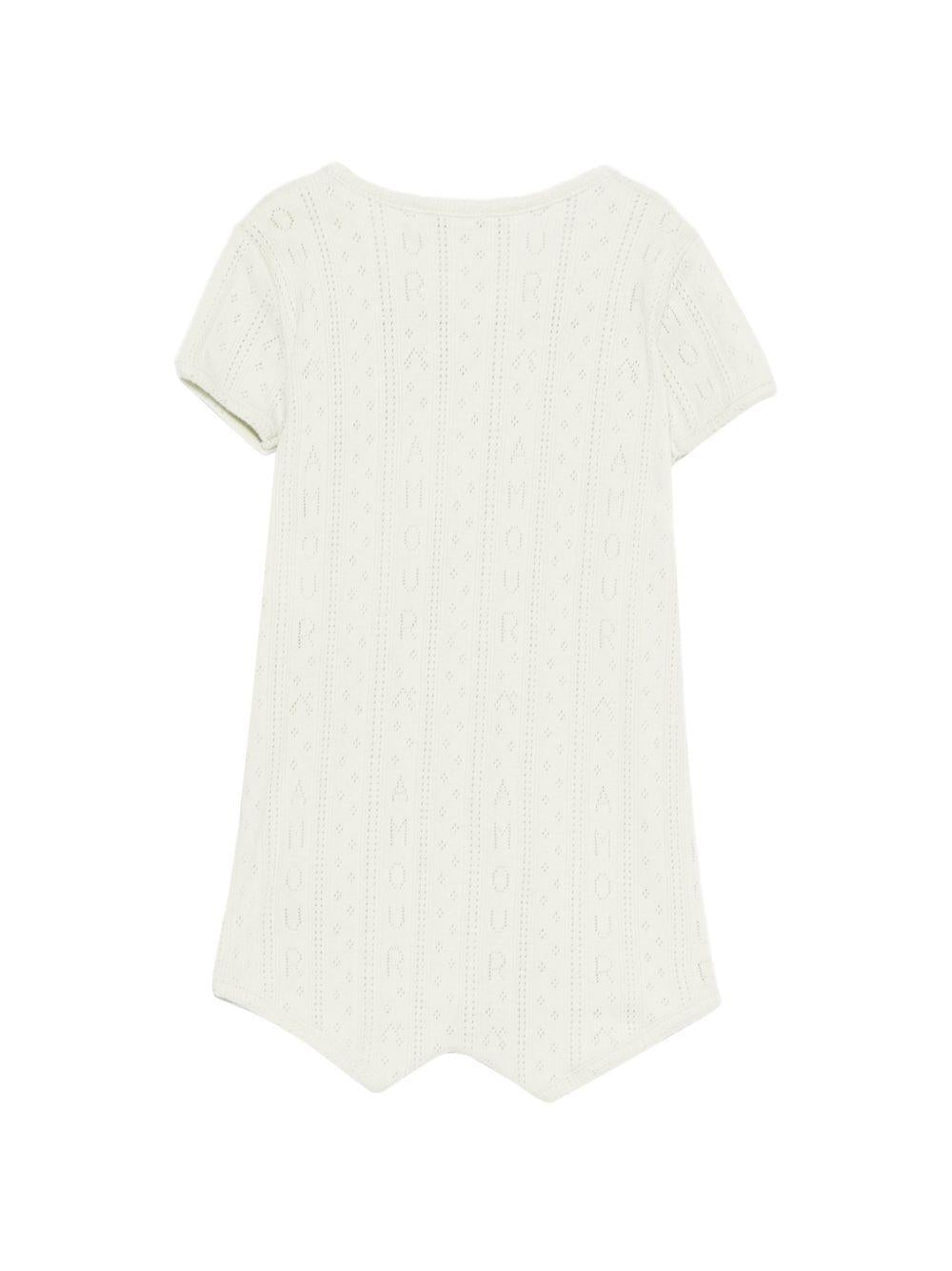 Tutina per neonati Bonpoint verde con lavorazione pointelle - Rubino Kids