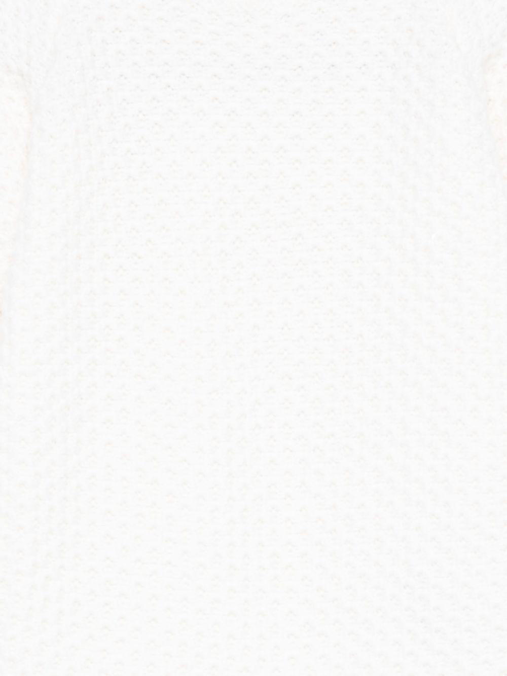 Tutina per neonati Gensami Kids bianca in maglia - Rubino Kids