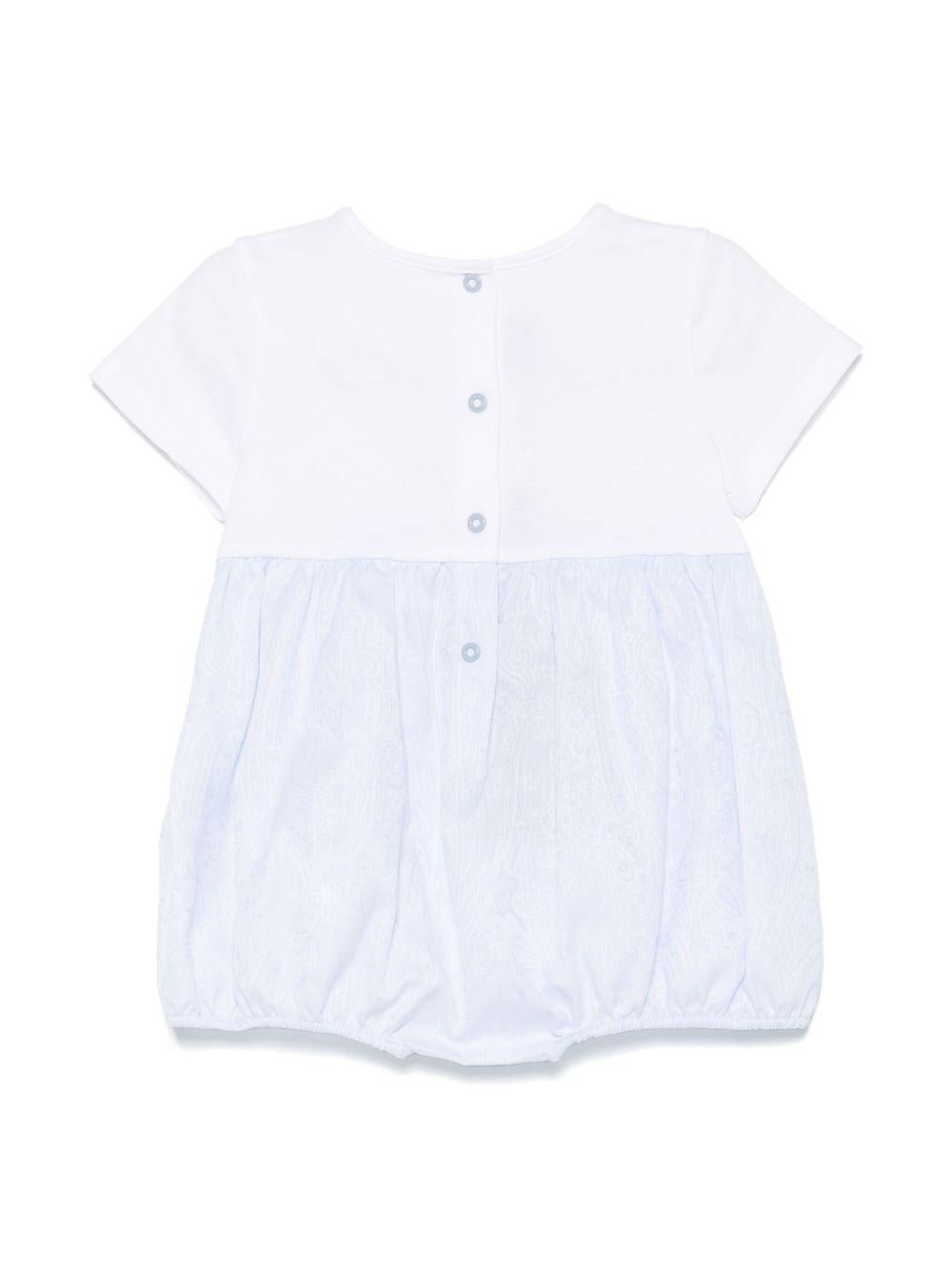 Tutina per neonato Etro Kids azzurro con caratteristico motivo Pegaso - Rubino Kids