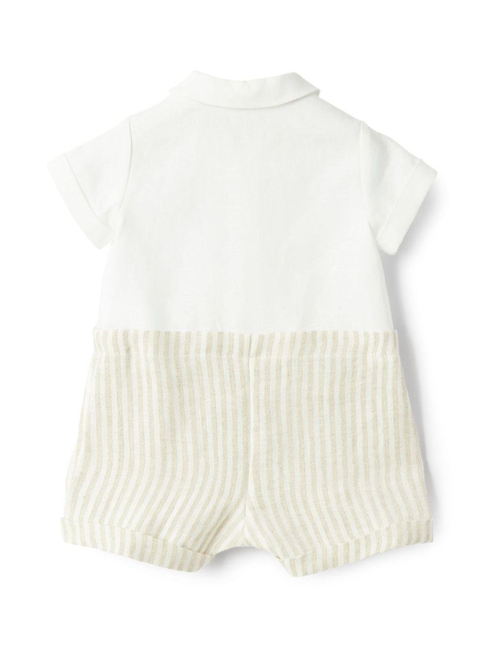 Tutina per neonato Il Gufo bianco a maniche corte - Rubino Kids