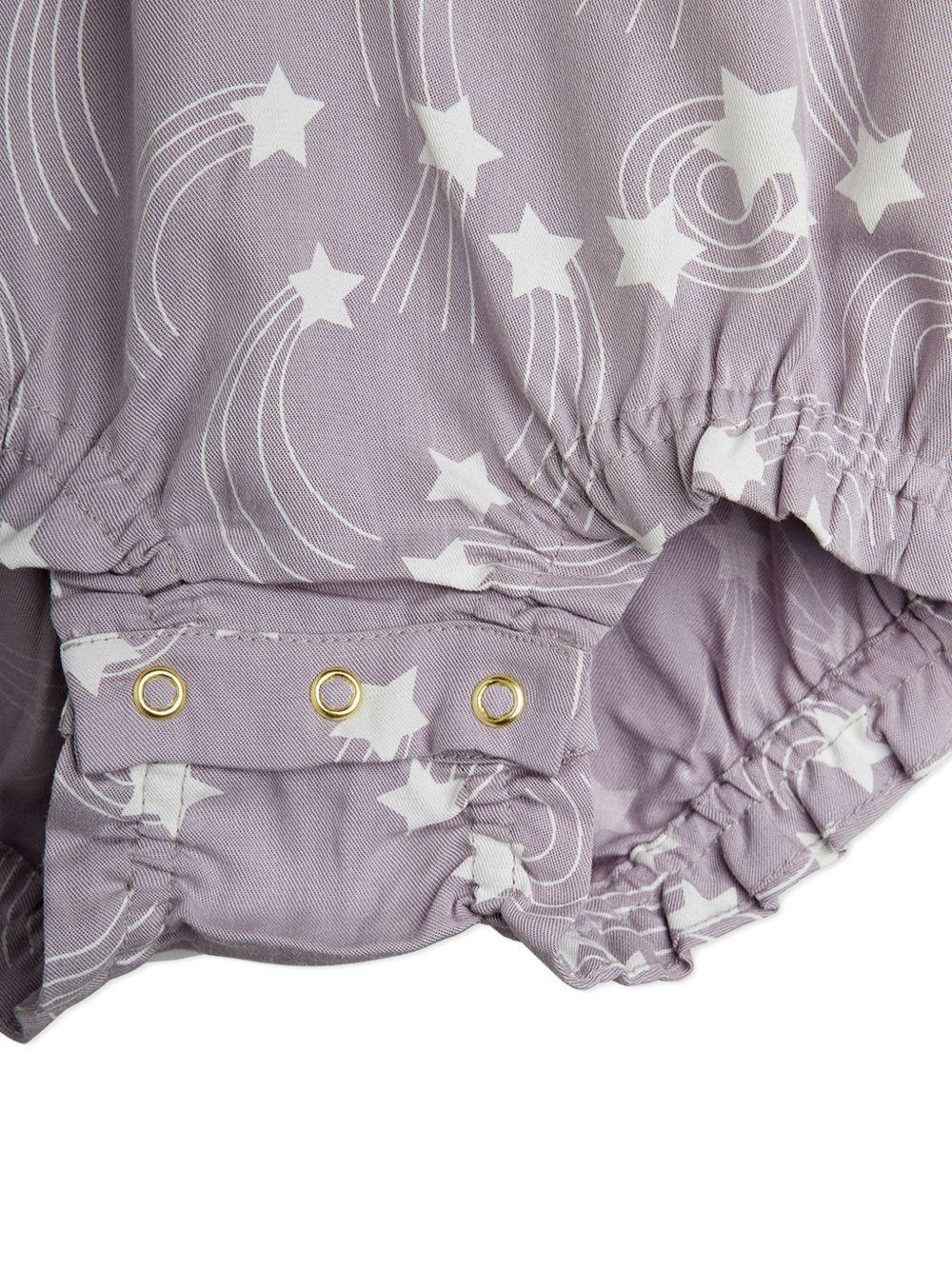 Tutina per neonato Mini Rodini viola con stampa stelle all - over - Rubino Kids