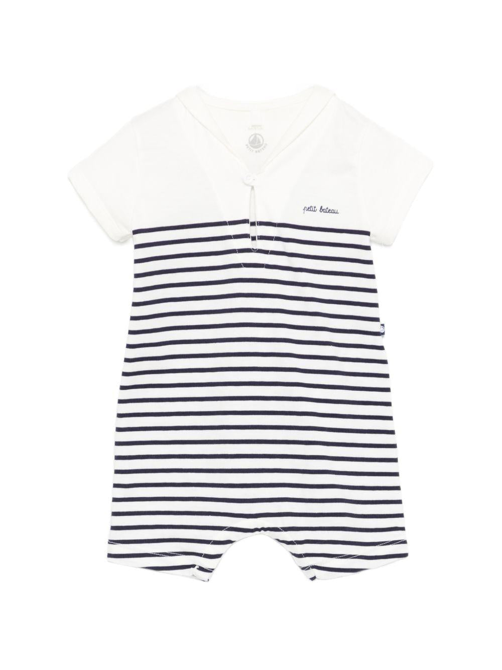 Tutina per neonato Petit Bateau multicolor con design a righe - Rubino Kids