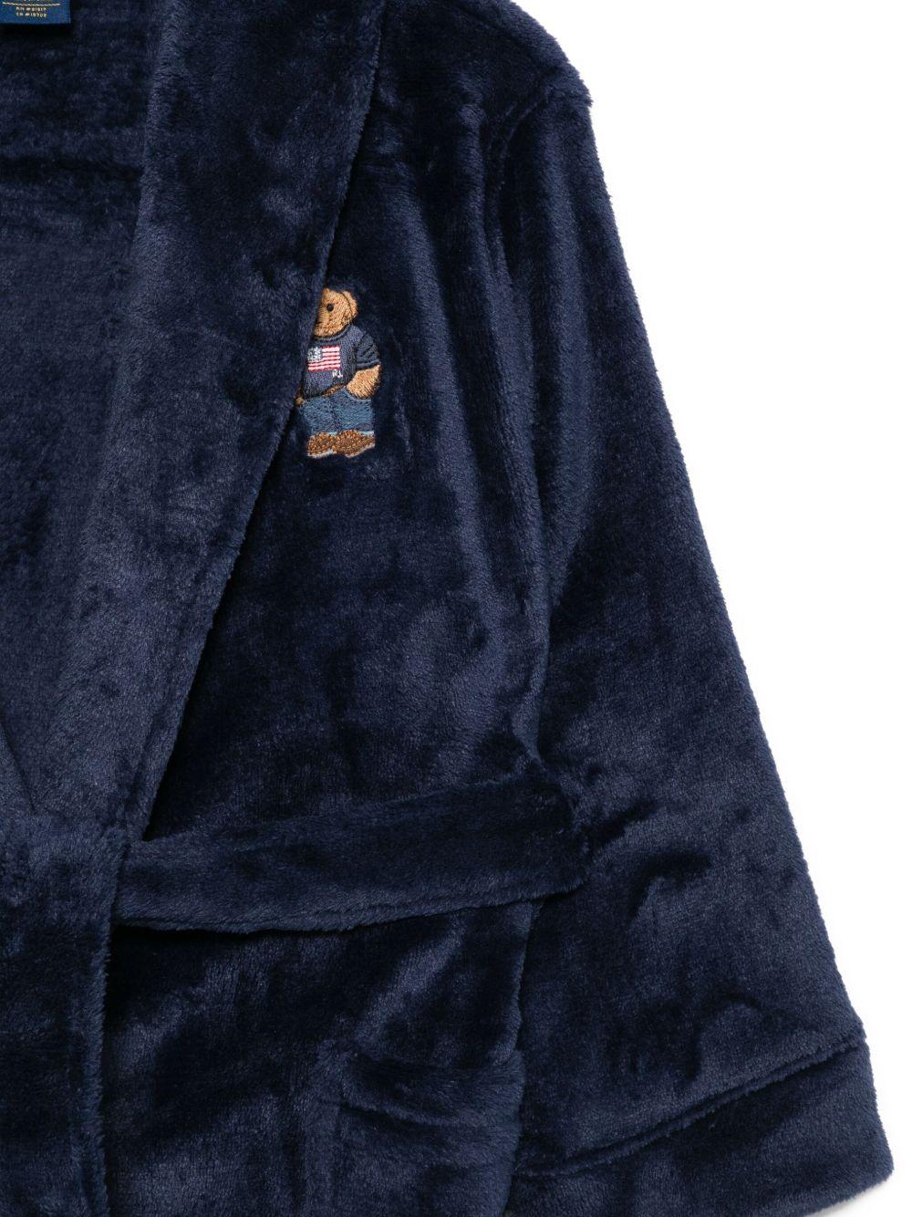 Vestaglia per bambino POLO RALPH LAUREN KIDS blu con cintura da annodare - Rubino Kids