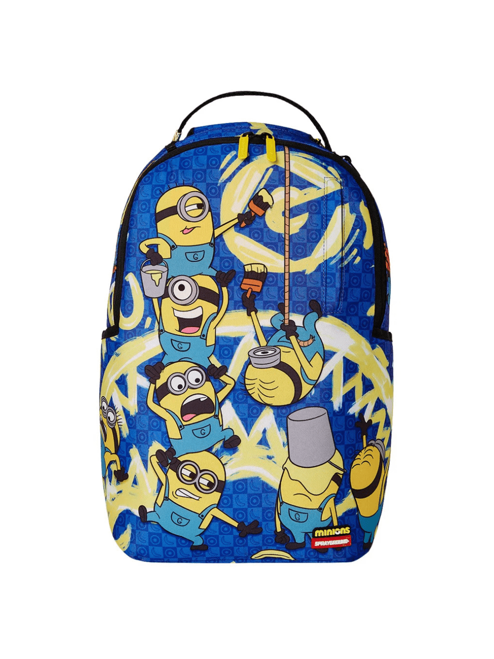 Zaino Minions per bambini Sprayground Kid blu con dettaglio logo gommato - Rubino Kids