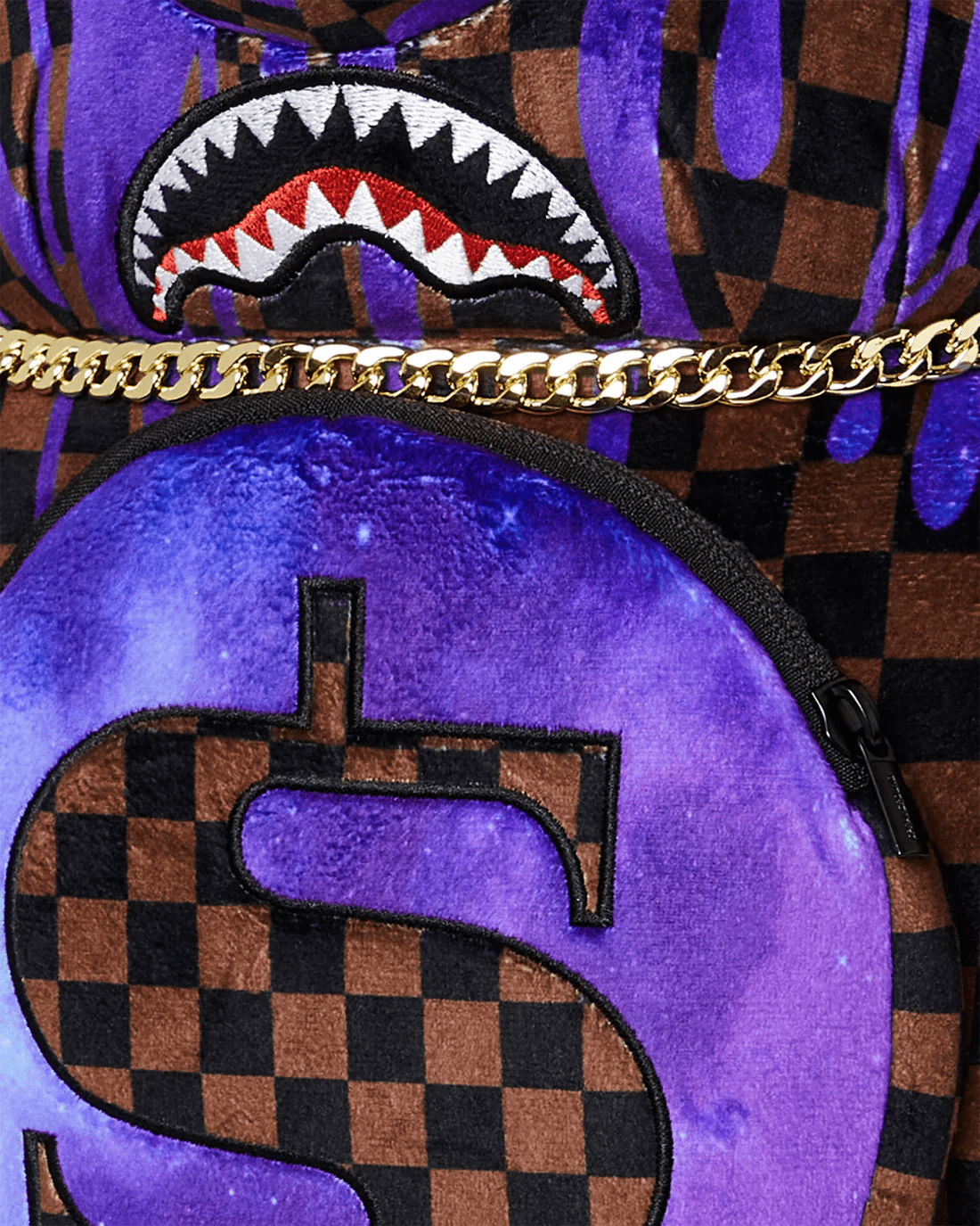 Zaino orsetto per bambino Sprayground Kid marrone con motivo a quadri - Rubino Kids