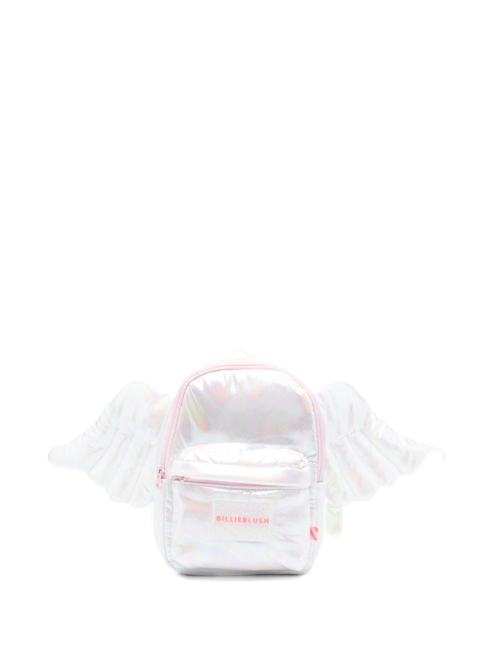Zaino per bambina Billieblush bianco con dettaglio ali - Rubino Kids