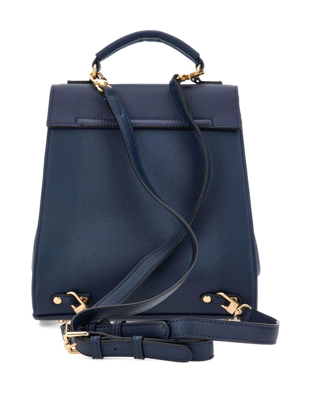 Zaino per bambina Monnalisa x Disney blu con stampa Mickey Mouse - Rubino Kids