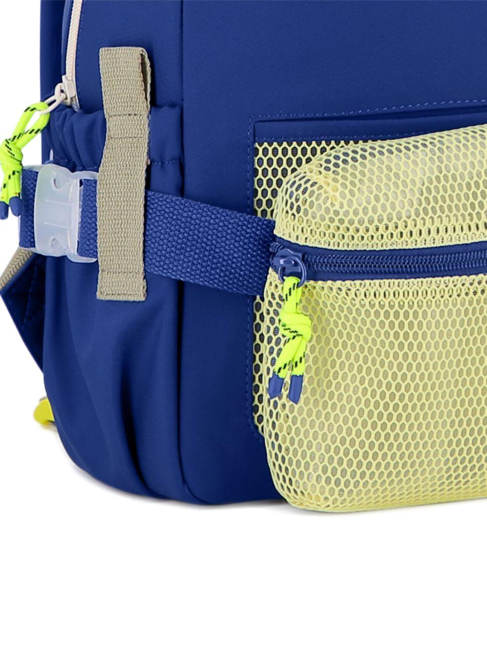 Zaino per bambini Billieblush blu con tasca in rete - Rubino Kids