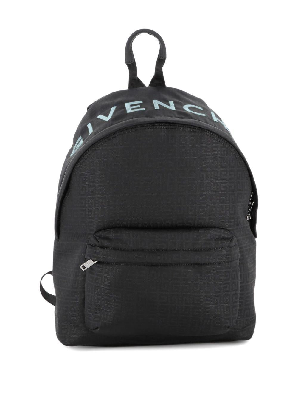 Zaino per bambini Givenchy Kids nero con logo ricamato - Rubino Kids
