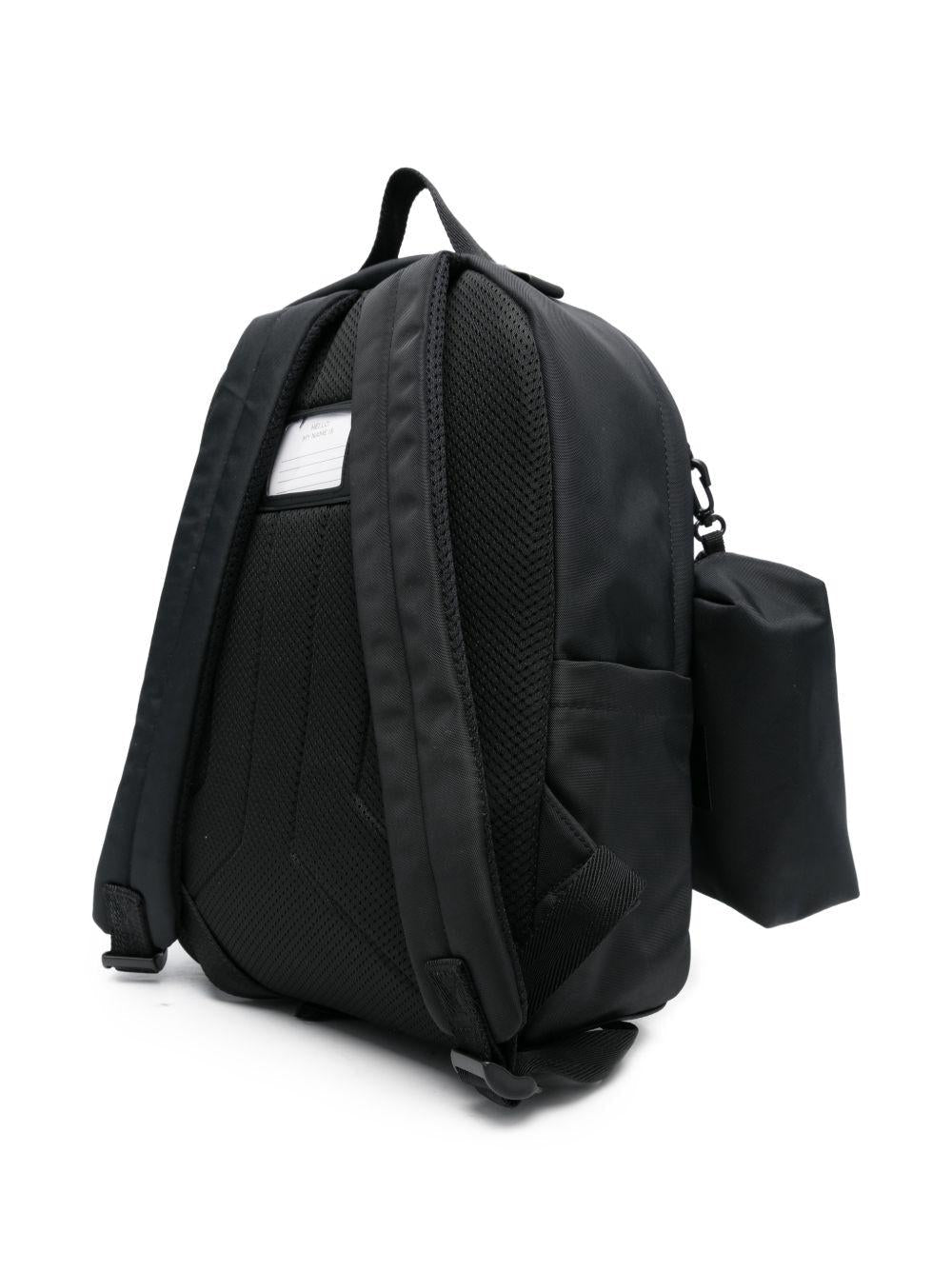 Zaino per bambino Boss Kids nero con tasche applicate - Rubino Kids