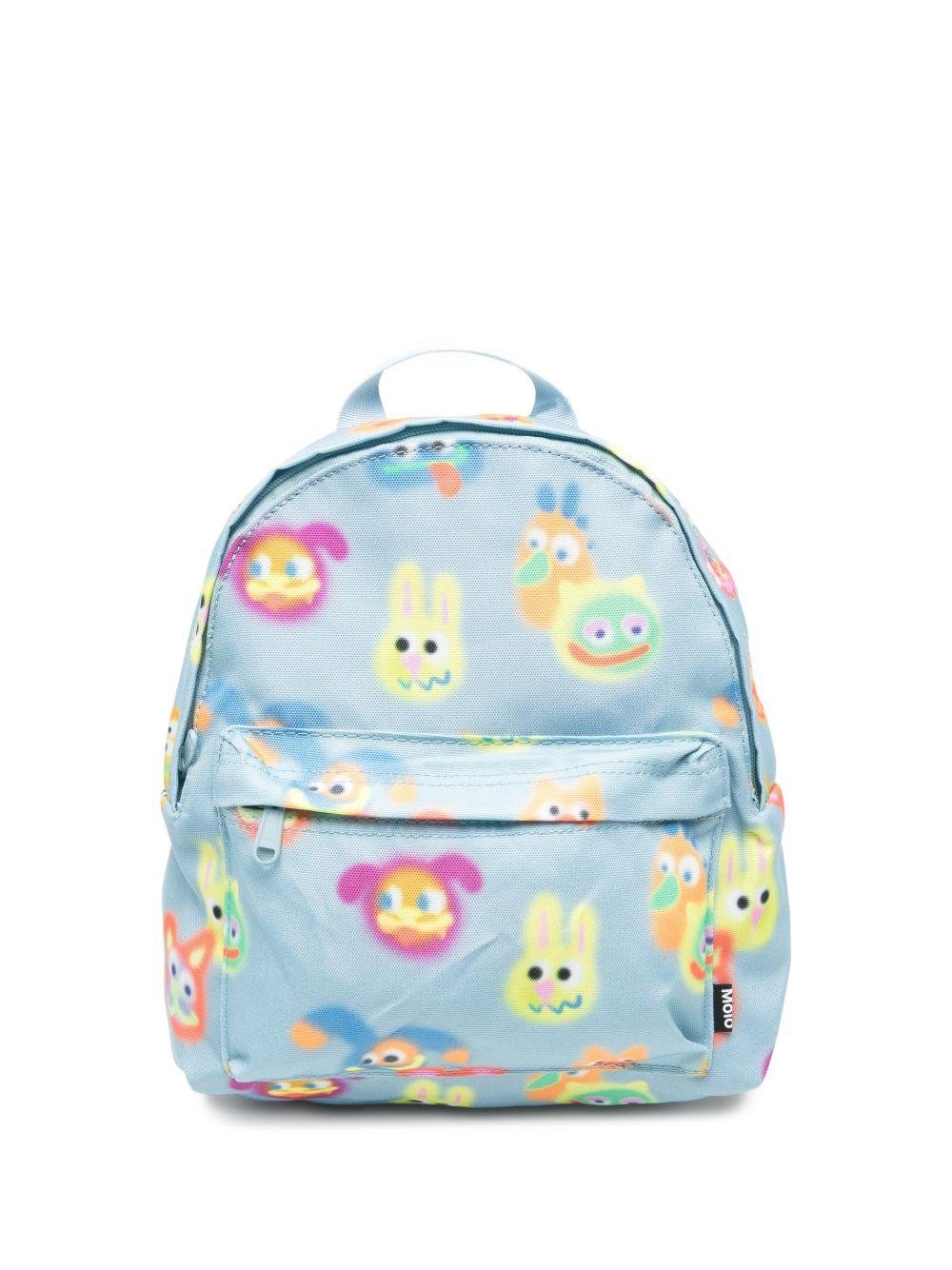Zaino per bambino Molo blu con stampa grafica all - over - Rubino Kids