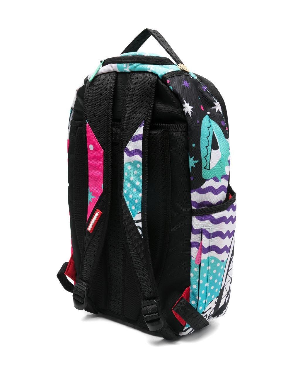 Zaino per bambino Sprayground kid multicolore con stampa grafica - Rubino Kids