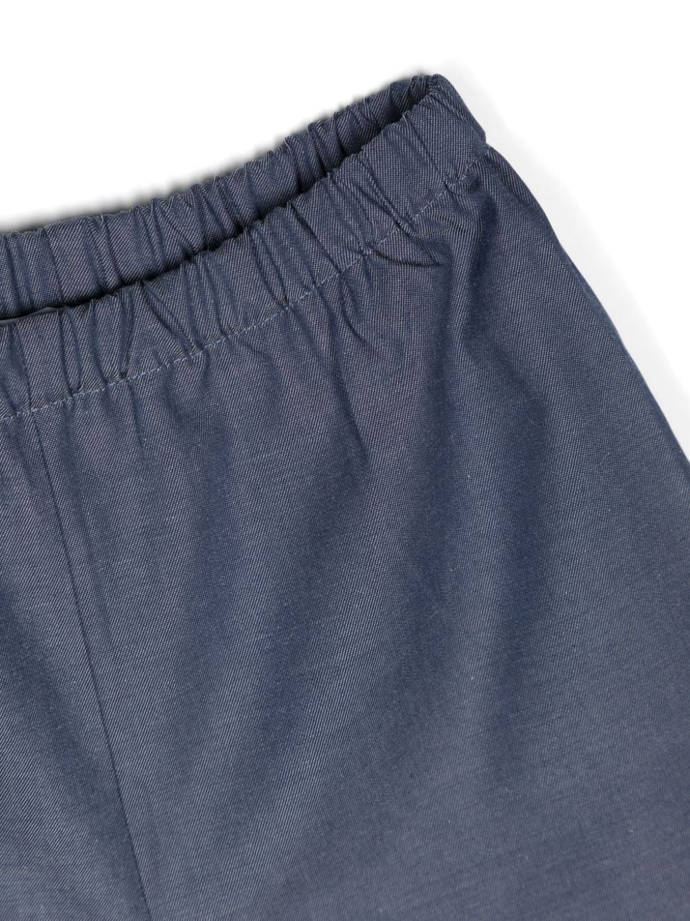Set shorts in cotone con logo ricamato
