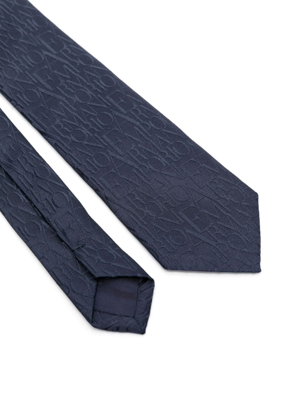 Cravatta con logo jacquard