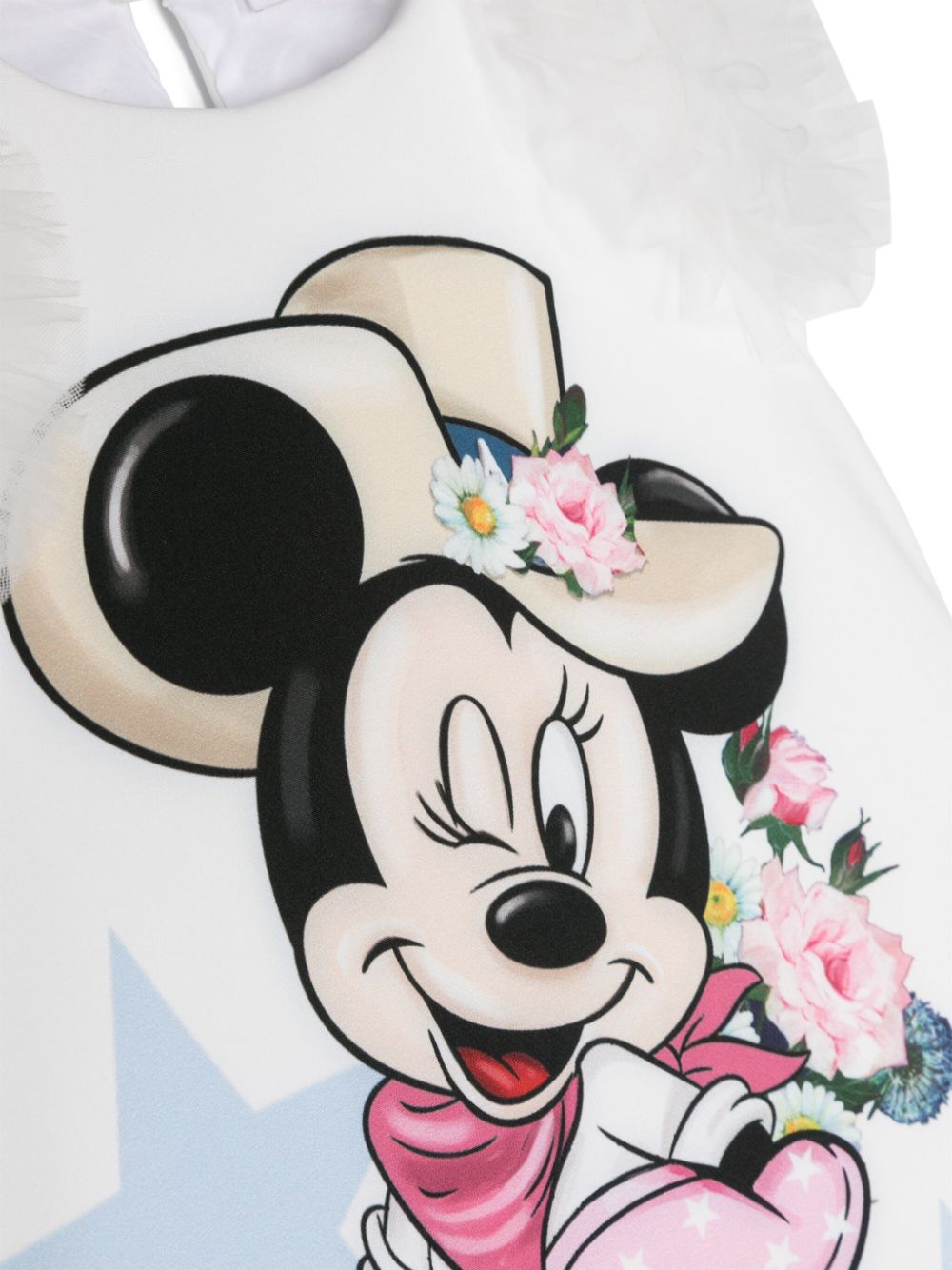 Abito con stampa Monnalisa x Disney Minnie Mouse