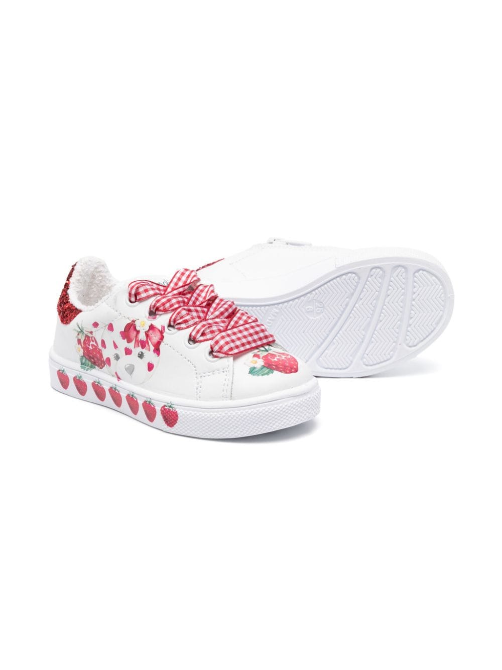 Sneakers con stampa fragole