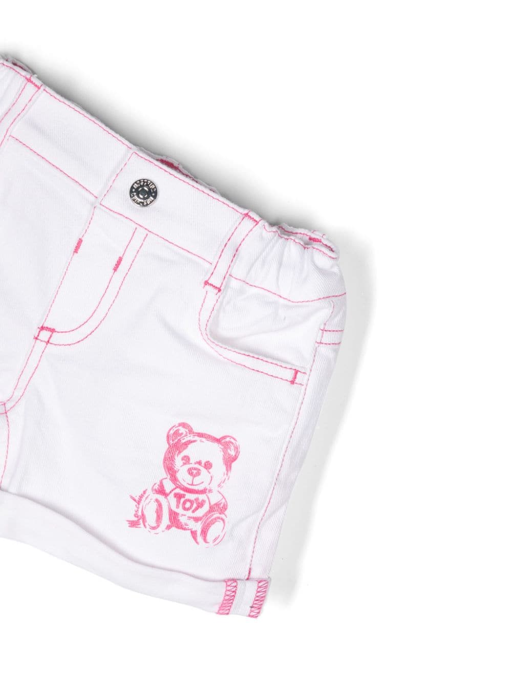 Completo shorts in cotone con stampa Teddy Bear