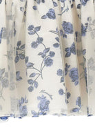 Abiti per bambina Monnalisa blu con gonna a fiori - Rubino Kids