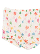 Abito a fiori per neonata Stella McCartney Kids multicolor con pantaloncini abbinati - Rubino Kids