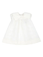 Abito bianco per neonata con decorazione a fiocco La Stupenderia - Rubino Kids