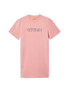 Abito Big Bookish per bambina Off - White Kids rosa con orlo dritto - Rubino Kids