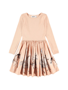 Abito Casie per bambina Molo beige con motivo equestre - Rubino Kids