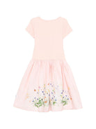 Abito Cissa per bambina Molo rosa con stampa animali - Rubino Kids