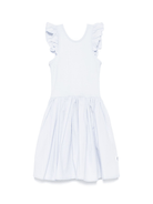 Abito Cloudia per bambina Molo azzurro con ruches - Rubino Kids