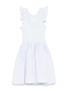 Abito Cloudia per bambina Molo azzurro con ruches - Rubino Kids