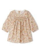 Abito con stampa floreale per neonato Bonpoint multicolor con scollo rotondo - Rubino Kids