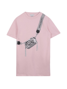 Abito corto per bambina The Marc Jacobs Kids rosa Snapshot con stampa - Rubino Kids