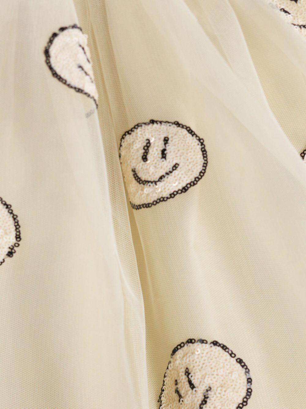 Abito Cyrusila per bambina Molo beige con decorazione in paillettes - Rubino Kids